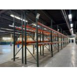 26-Sections Heavy Duty Pallet Racking, 96"W x 44"D x 144"H, 3000 LB Weight Capacity