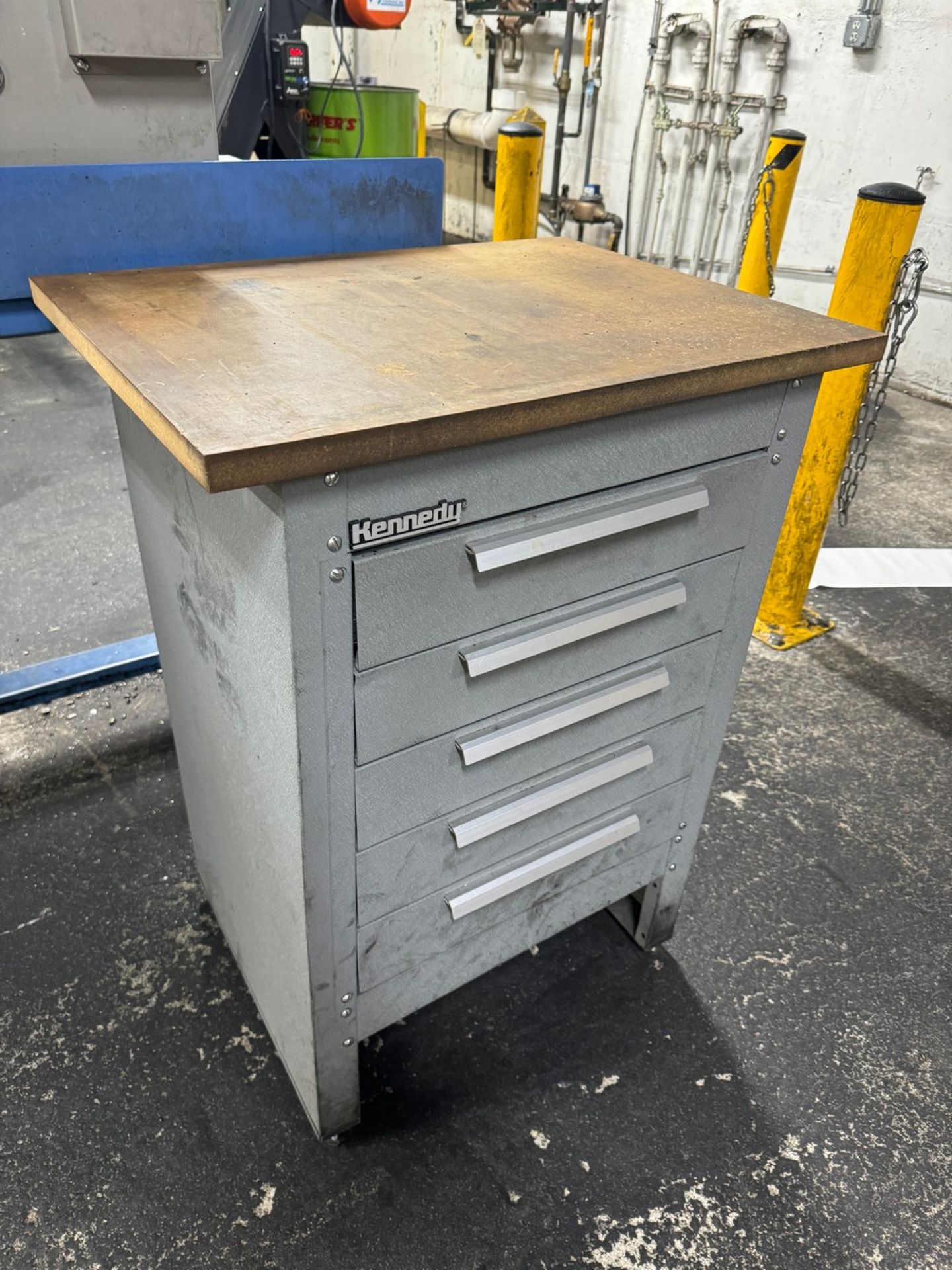 Kennedy 5-Drawer Wood Top Tool Cabinet, 35"H x 22.5"W - Image 2 of 2