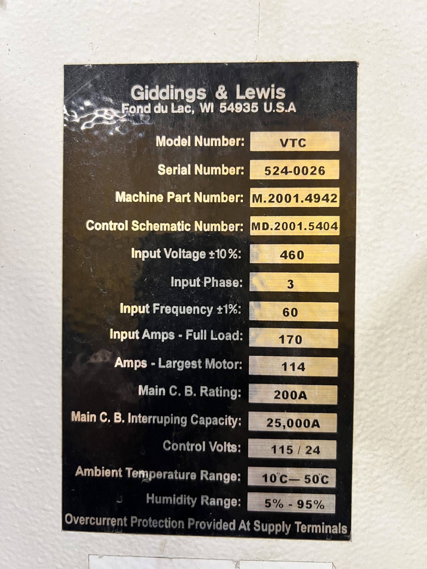 Giddings & Lewis VTC1600 CNC Vertical Boring Mill - Image 10 of 10