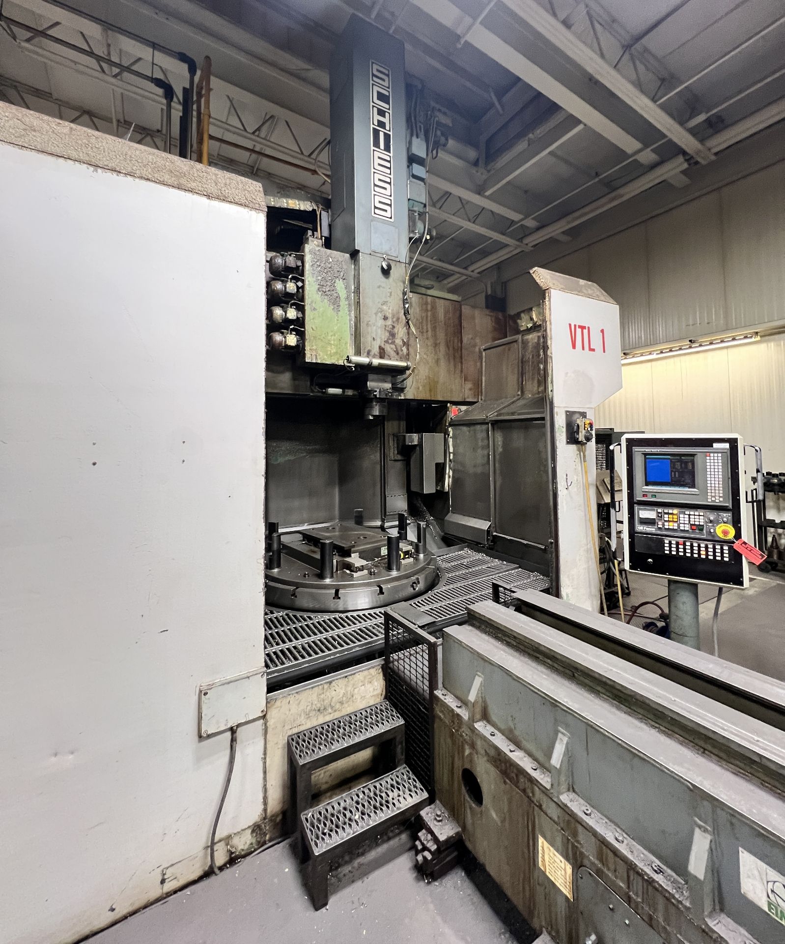 63" Schiess 20DSC160 CNC Vertical Turning Center