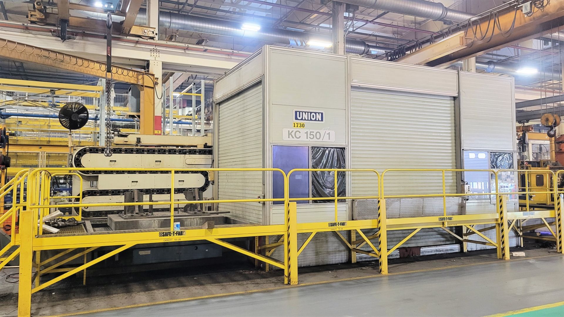 Union KC 150 CNC Horizontal Boring Mill w/ Pallet Shuttle