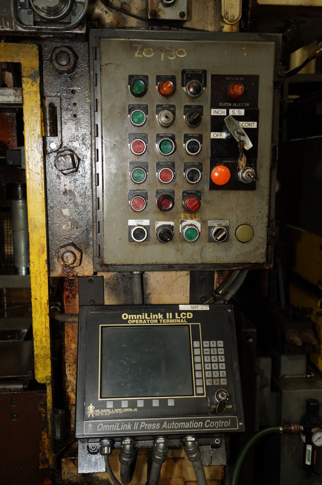 Clearing Model E-2600-72 600 Ton Press - Image 17 of 19