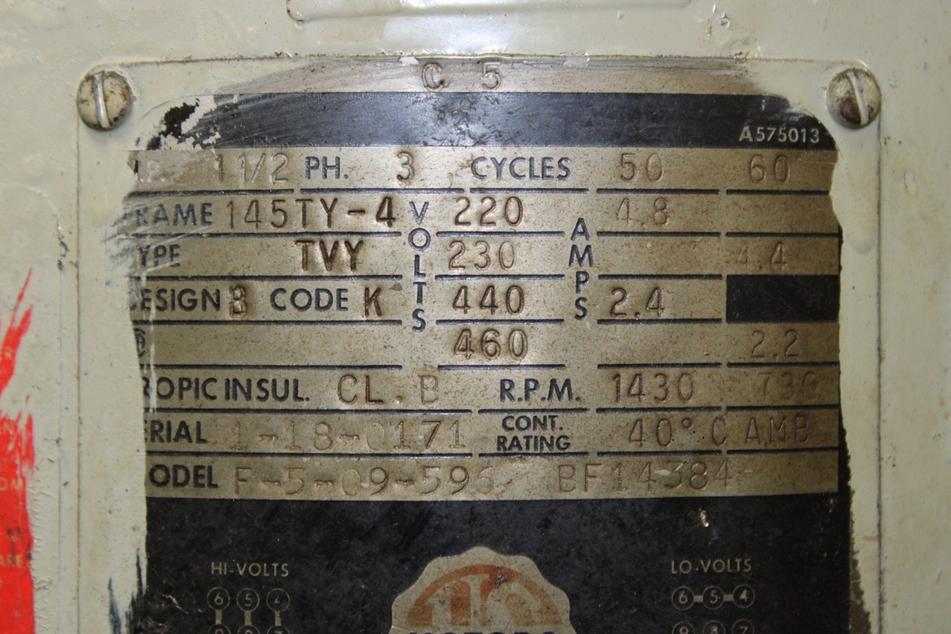 Bridgeport Vertical Milling Machine - Image 4 of 14