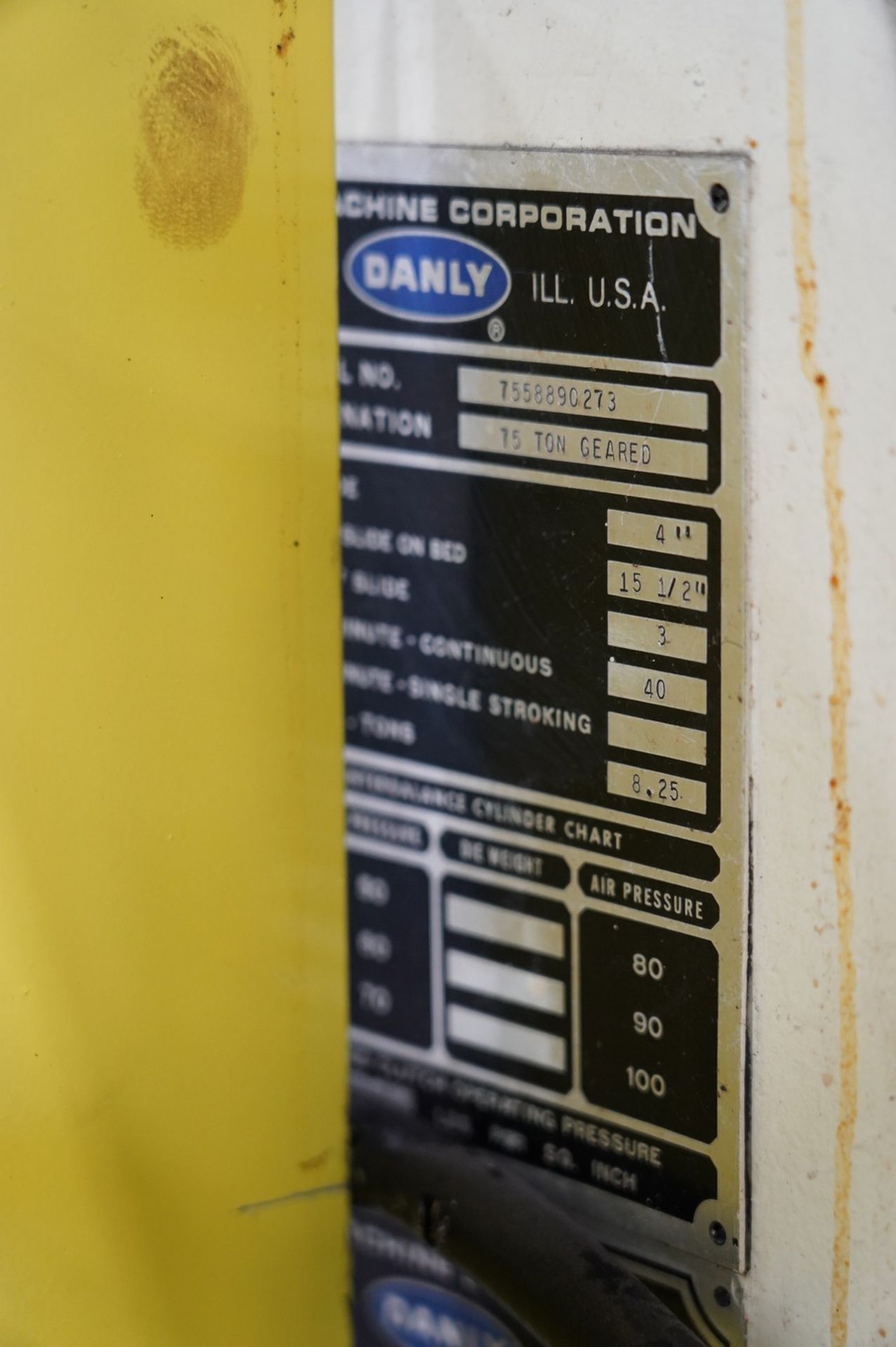 Danly 75 Ton OBI Press - Image 11 of 12