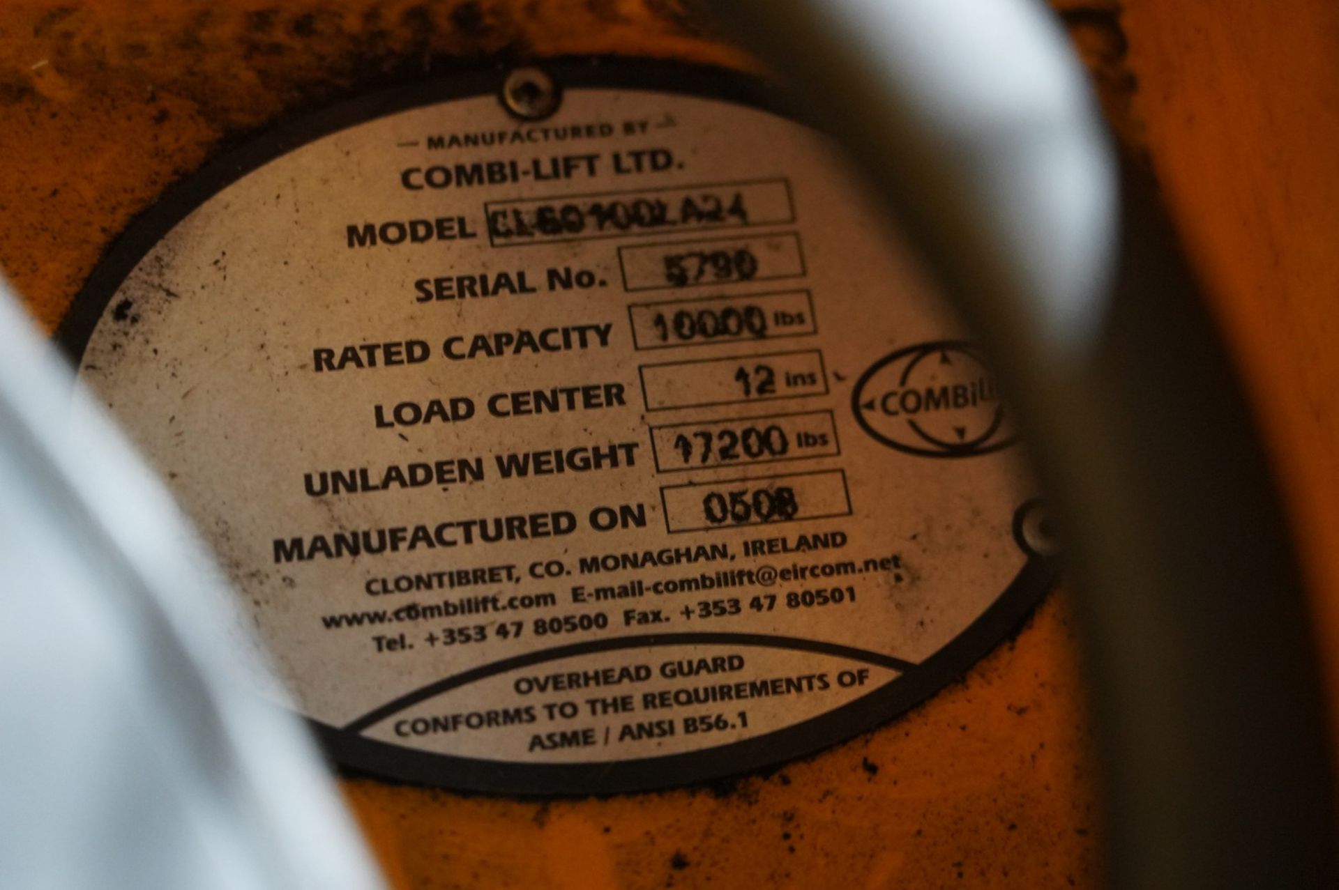 Narrow Aisle Combi-Lift Model CL60100LA24 - Image 9 of 11