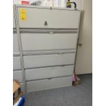 (2) GLOBAL 42 IN. 5-DRAWER LATERAL FILES (Located in Willow Grove, PA)