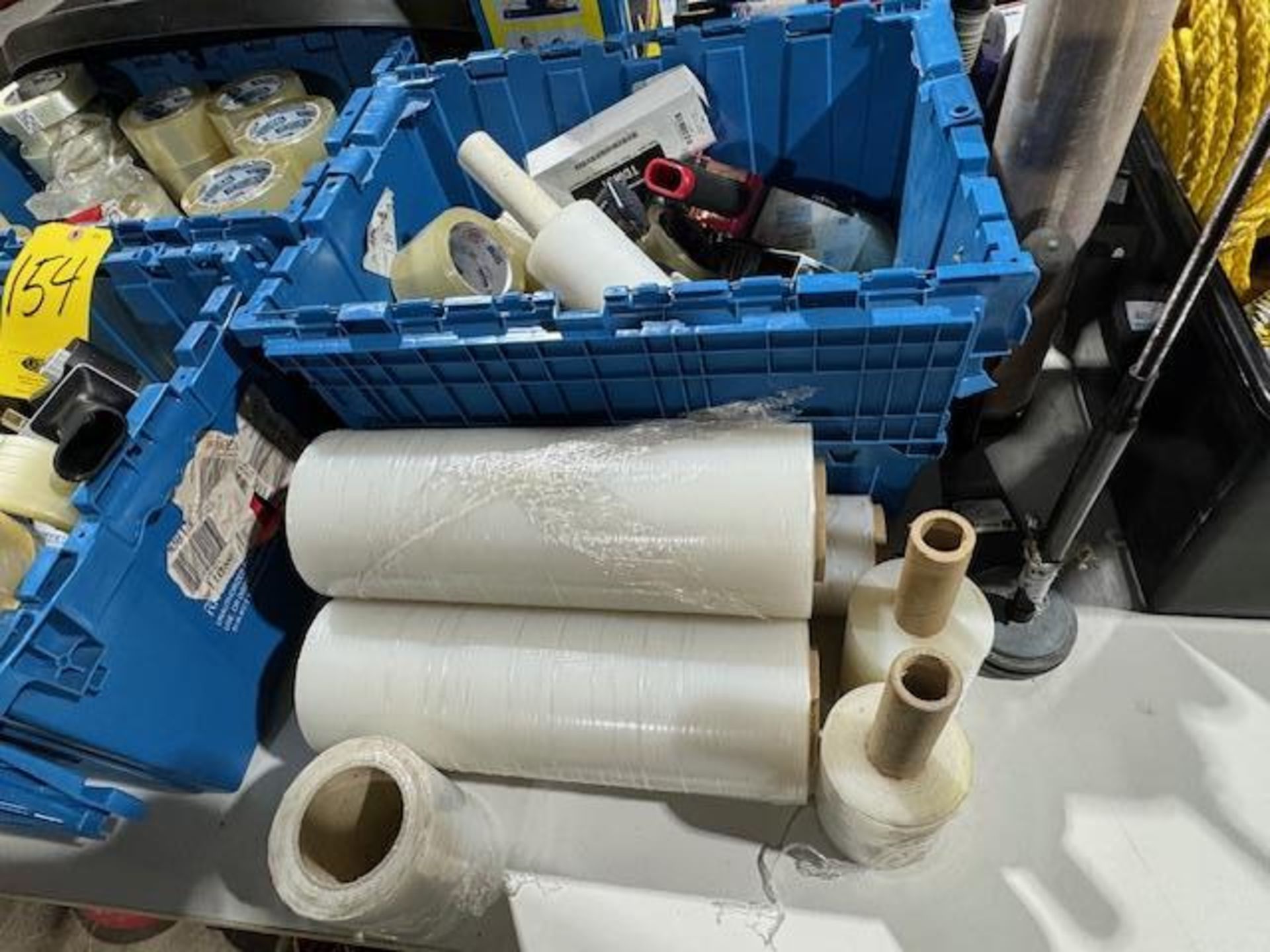 ASSORTED SEALING TAPE, TAPE GUNS, NYLON TAPE, HAND AND PALLET WRAP (Located in Southampton, PA) - Image 4 of 4