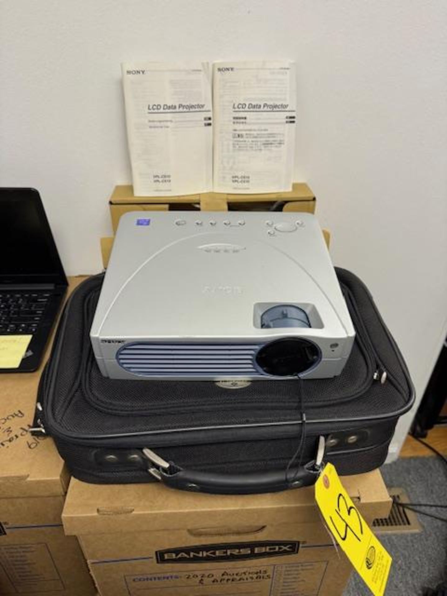 SONY LCD DATA PROJECTOR VPL-CS10 WITH CASE (Located in Willow Grove, PA)