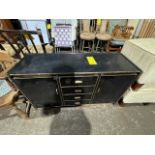 15-1/2 IN. X 48 IN. 2-DOOR CHEST/MEDIA CENTER WITH (4) CENTER DRAWERS) (Located in Southampton, PA)