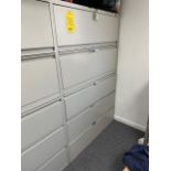 (2) GLOBAL 42 IN. 5-DRAWER LATERAL FILES (Located in Willow Grove, PA)