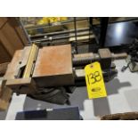 NBK 150 HD MILLING VISE WITH ADJUSTABLE JAW AND SWIVEL PLATE (Located in Southampton, PA)