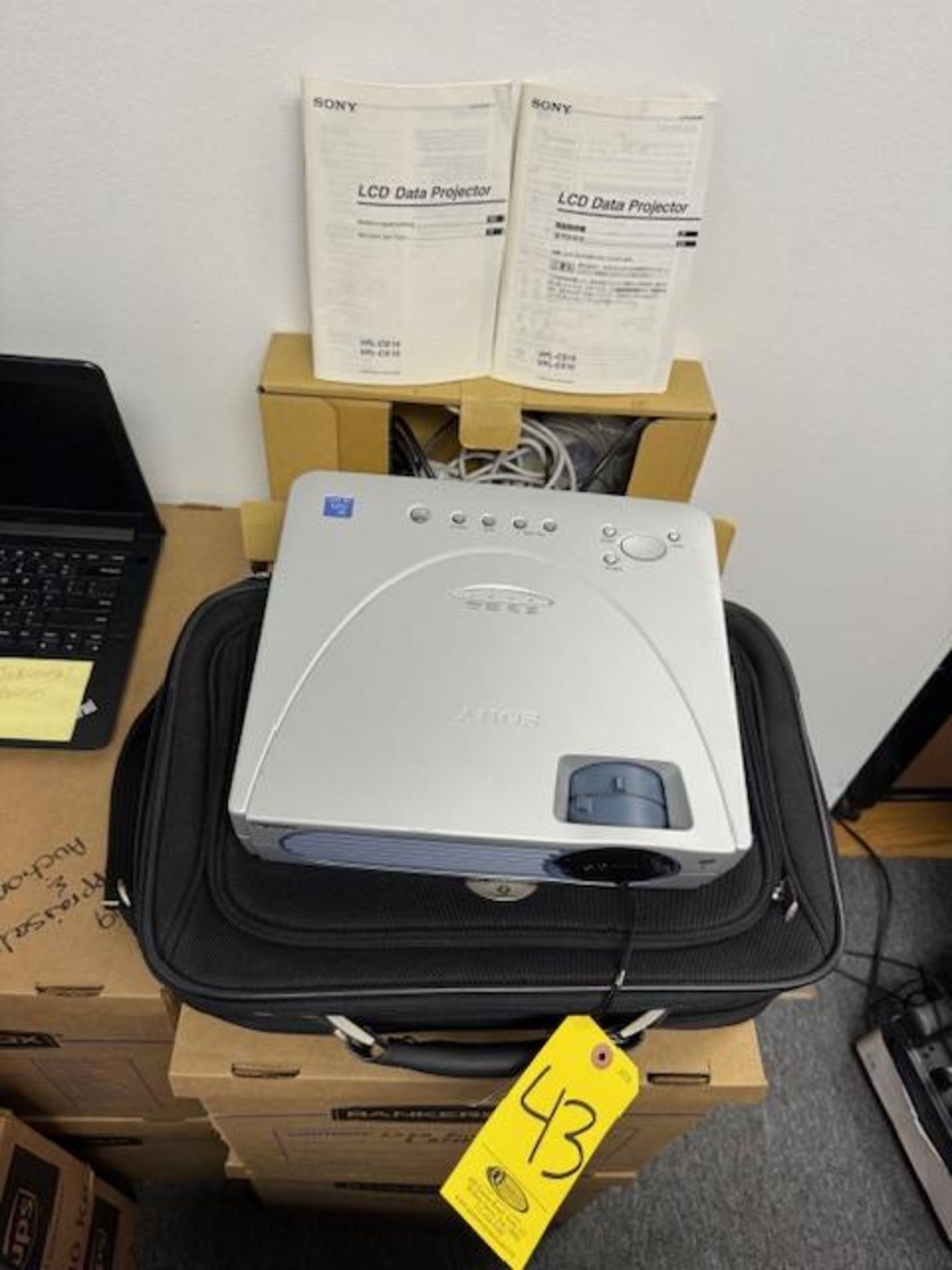 SONY LCD DATA PROJECTOR VPL-CS10 WITH CASE (Located in Willow Grove, PA) - Image 2 of 2