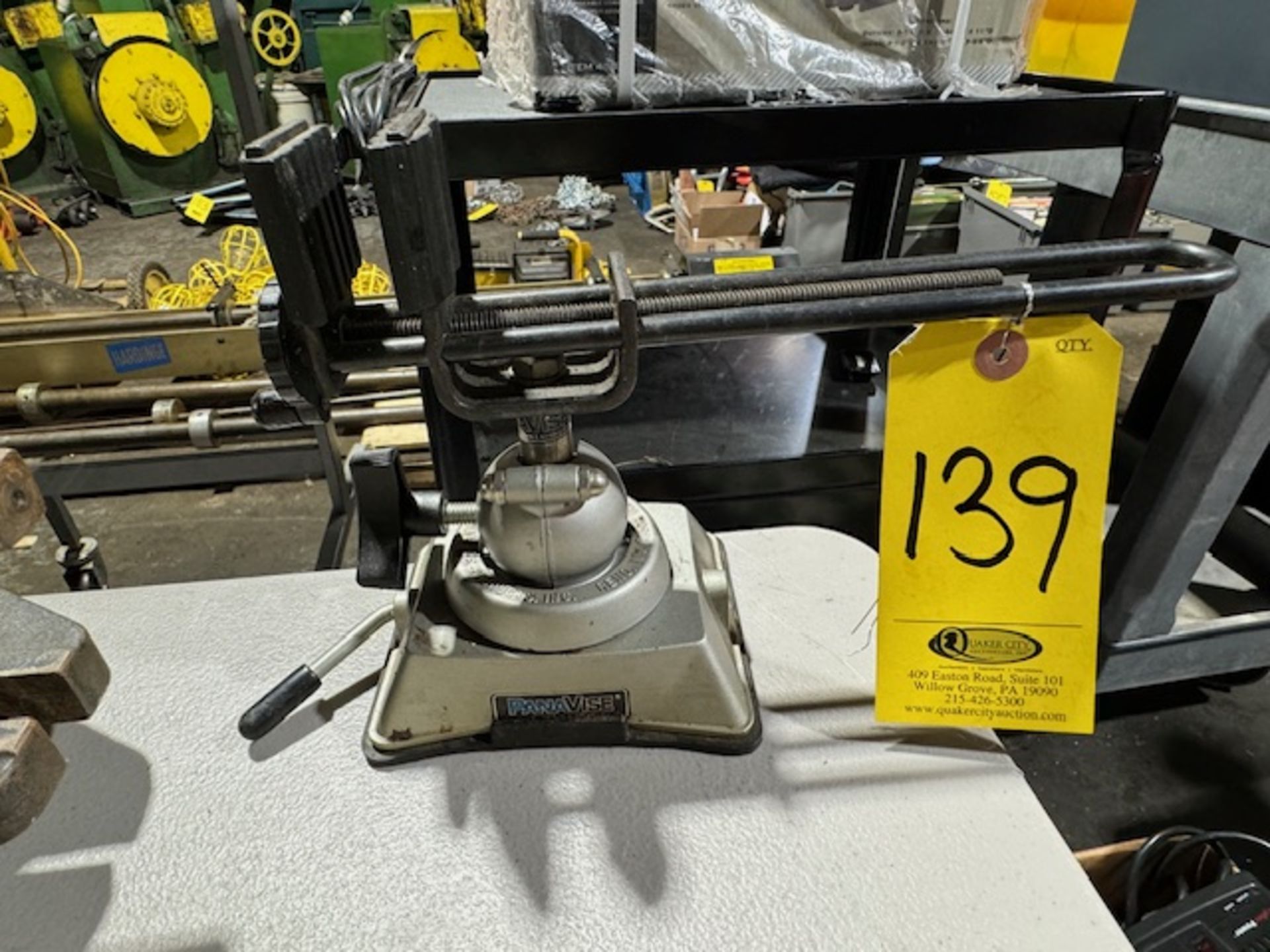 PANAVISE MULTI-ANGLE LIGHT DUTY VISE WITH SUCTION BASE (Located in Southampton, PA)