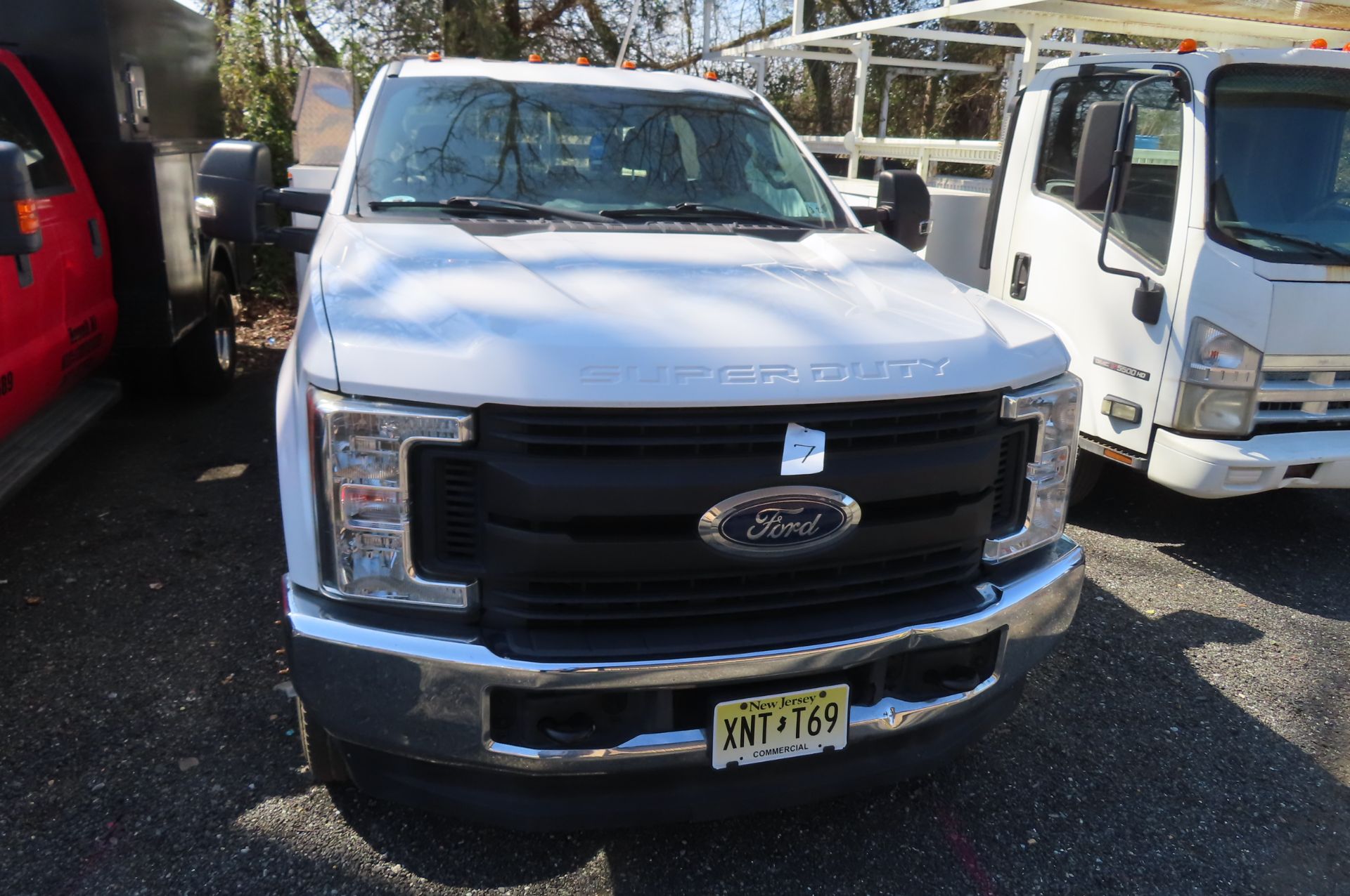 2017 FORD 350XL POWER STROKE 6.7L TURBO DIESEL CREW CAB 4X4 DUALLY UTILITY BODY TRUCK… - Image 2 of 15