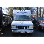 2003 FORD E450 DUALLY CUT-AWAY HI-TOP UTILITY BODY TRUCK, VIN 1FDXE45F03HA43808…