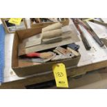 MASONRY TOOLS AND SPACKLE KNIVES