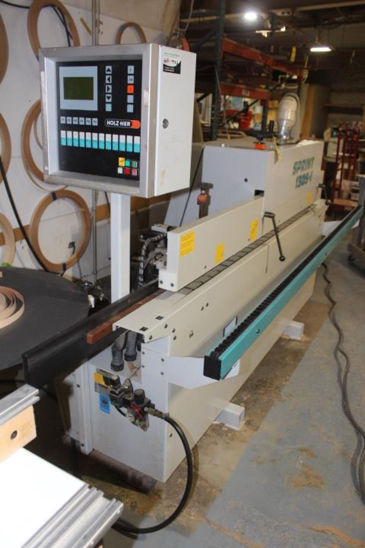 2003 HOLZHER SPRINT 1305-1 SINGLE SIDED EDGE BANDER, S/N 521/0-308, 3 MM EDGE THICKNESS… - Image 2 of 5