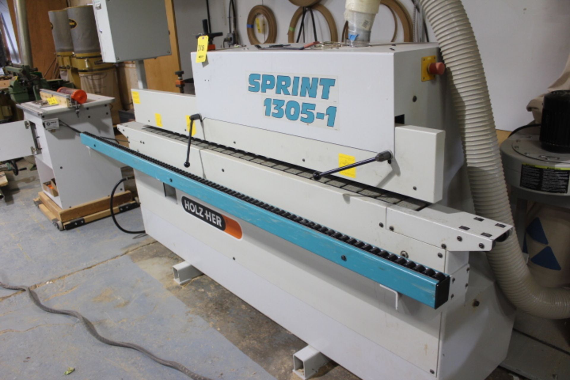 2003 HOLZHER SPRINT 1305-1 SINGLE SIDED EDGE BANDER, S/N 521/0-308, 3 MM EDGE THICKNESS… - Image 4 of 5