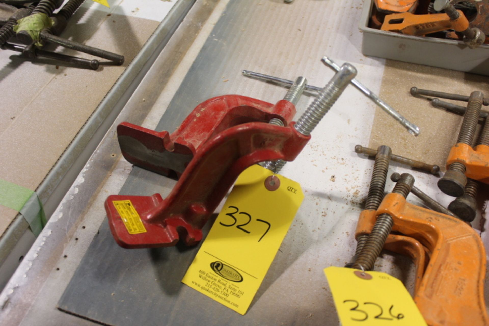 (2) TABLE CLAMPS