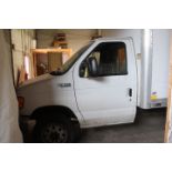 2004 FORD E-350 CUT-AWAY ALUMINUM VAN TRUCK WITH ABC 16 FT. VAN, WOOD PANELED WITH PASS…