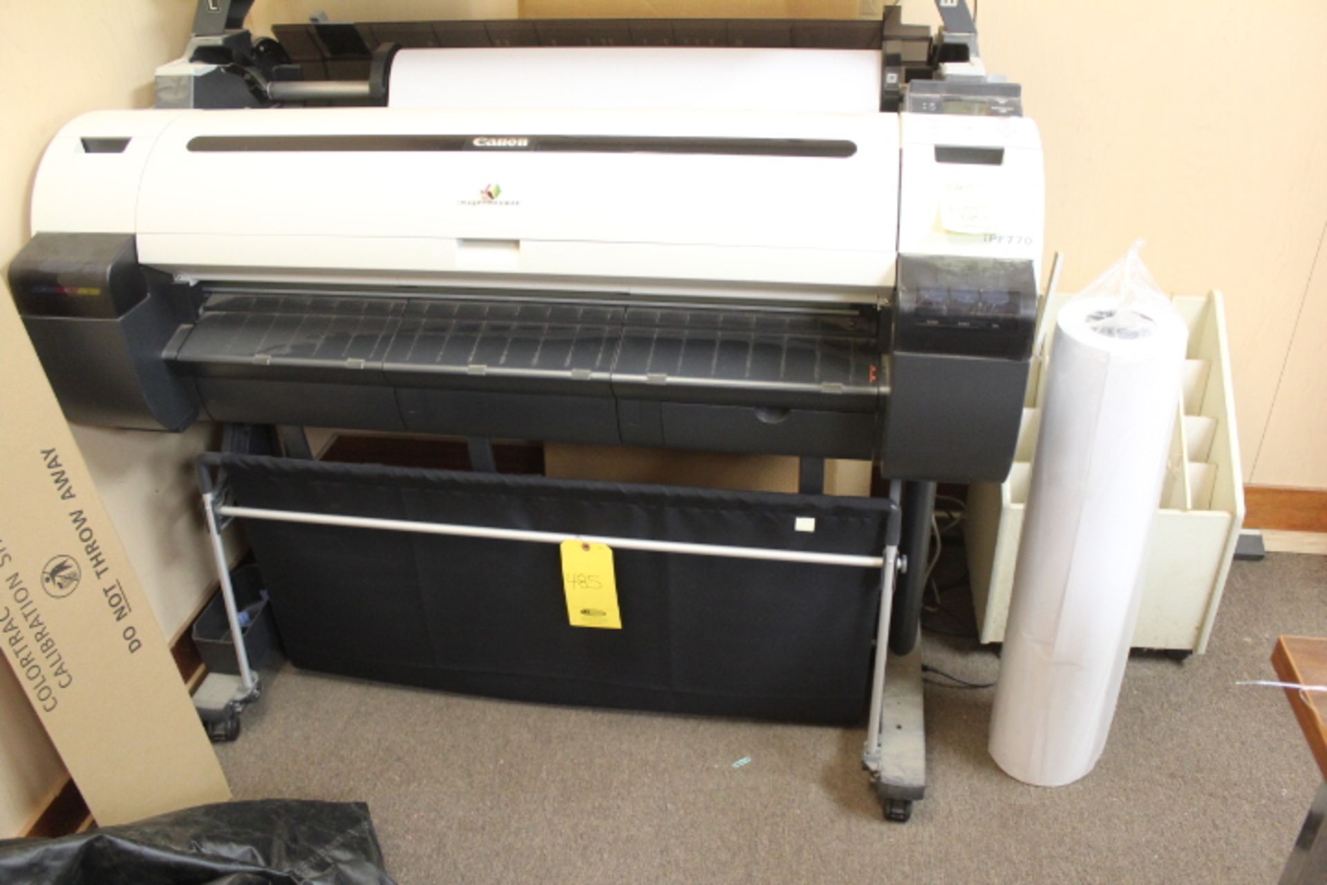 CANON IMAGEPROGRAF IPF770 LARGE FORMAT PRINTER WITH SUPPLIES - Image 2 of 3