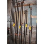 (4) 8FT. BAR CLAMPS