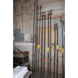(2) 9FT. PIPE CLAMPS
