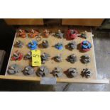 DRAWER OF ASST. SHAPER CUTTER SETS, SPACERS