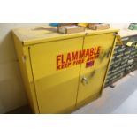 EAGLE 30-GALLON FLAMMABLE PROOF CABINET, NO CONTENTS