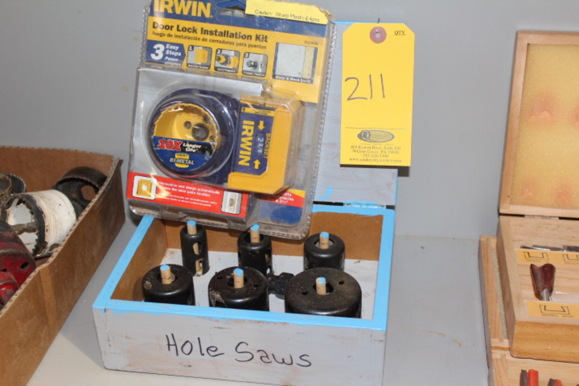 HOLE SAWS AND DOOR LOCK INSTALL KIT