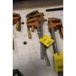 (4) 12 IN. CLAMPS