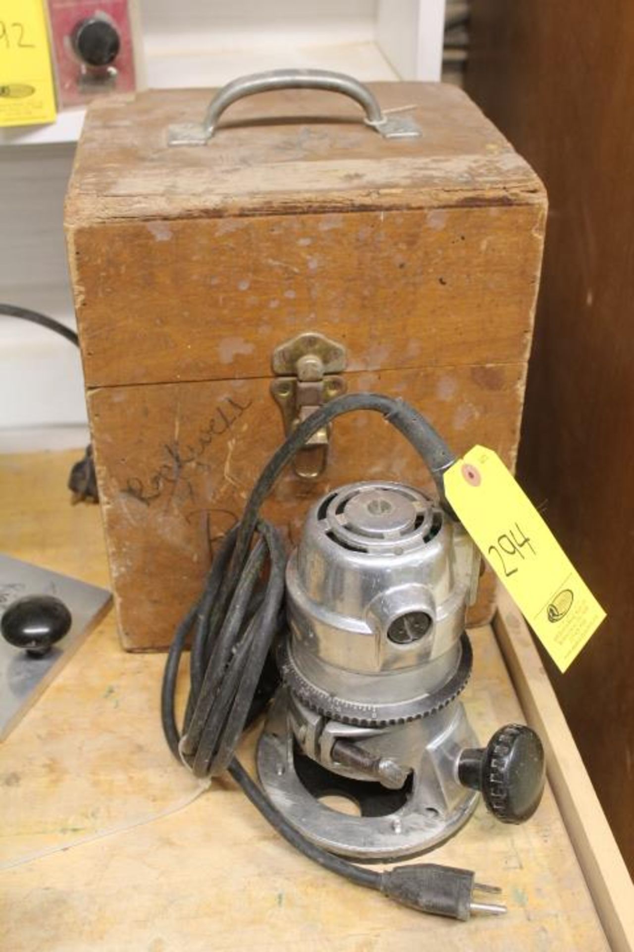OLD STYLE ROCKWELL ROUTER AND BASE