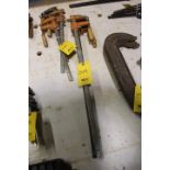 (4) 24 IN. CLAMPS