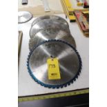 (9) 12 IN SAW BLADES