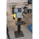 DELTA 8 IN. DOUBLE END PEDESTAL GRINDER