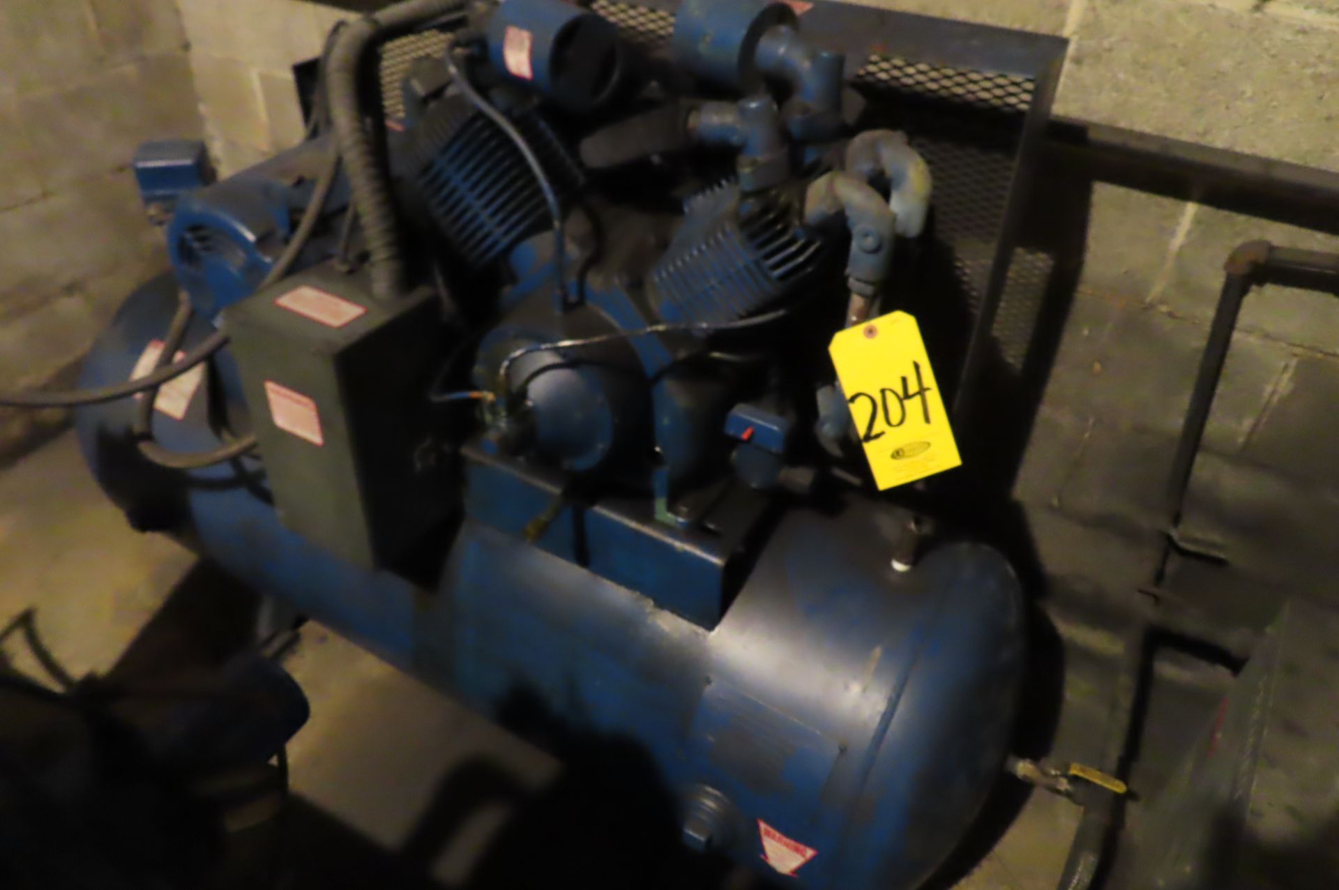 RECIPROCATING AIR COMPRESSOR, 10 HP, 230 V, 60 HZ, … - Image 2 of 6