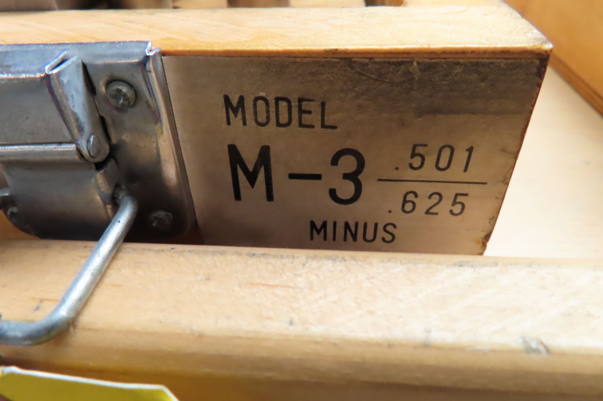 M-3 MINUS PIN GAGE SET, 0.501 - 0.625 - Image 3 of 3
