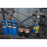 (1) PROPANE LANTERN WITH ASSORTED TANKS