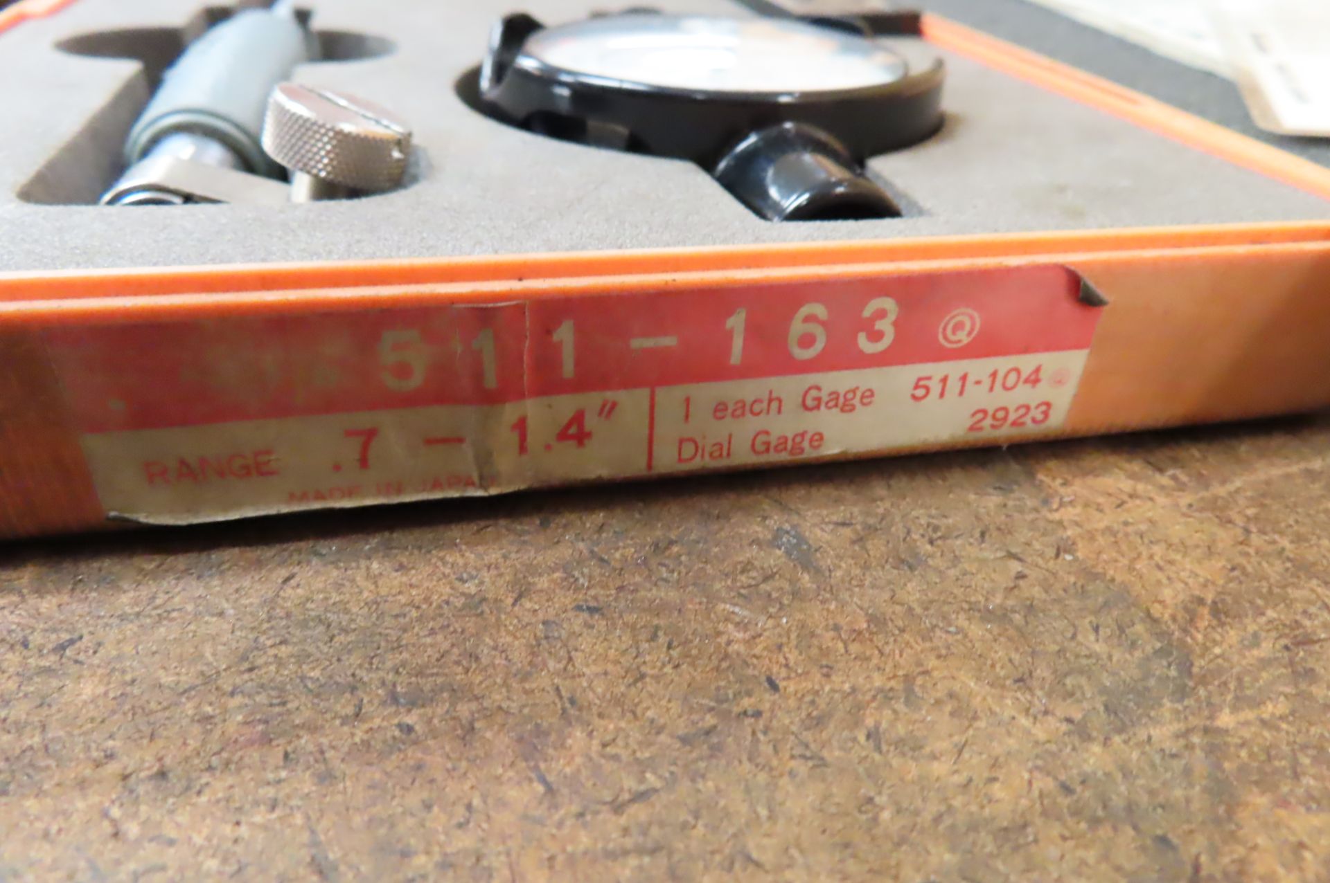 MITUTOYO 511-163 0.7 - 1.4 IN. DIAL BORE GAGE… - Image 3 of 3