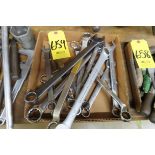 ASSORTED OPEN END AND BOX WRENCHES