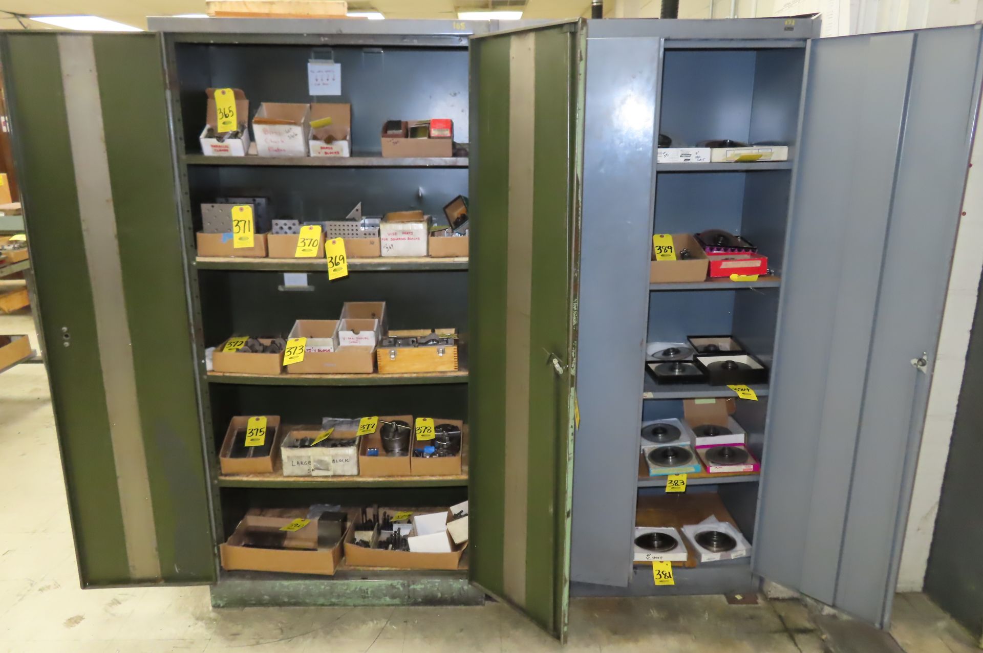 (2) DOUBLE DOOR SUPPLY CABINETS NO CONTENTS… - Image 2 of 2
