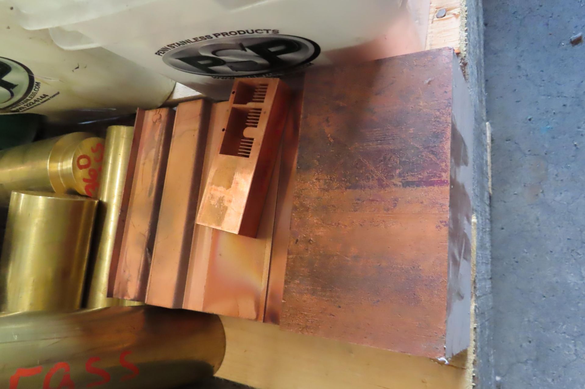 SKID OF ASSORTED COPPER AND BRASS AND BRONZE - Image 3 of 6
