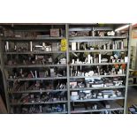 (BOTTOM 20 SHELVES) OF ASSORTED SS, ALUMINUM, ALLOYS…