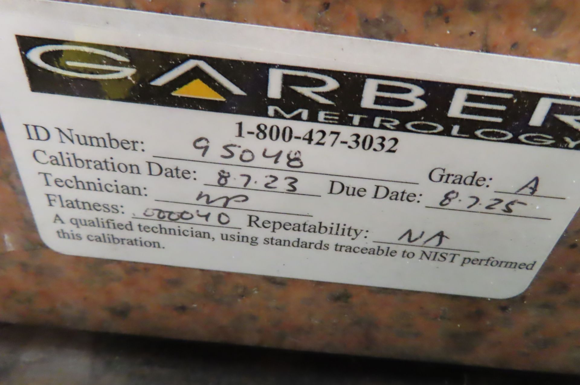 STARRETT 12 X 12 X 4 IN. ROSE GRANITE … - Image 4 of 4