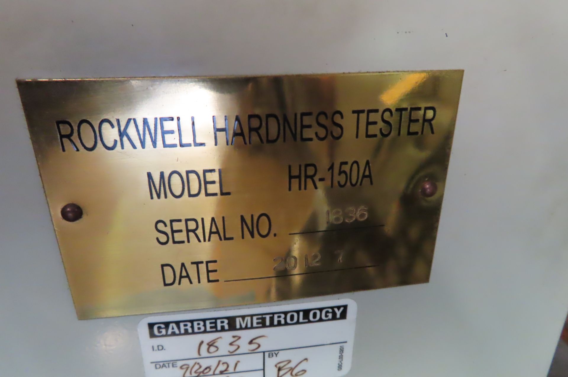 IMPORTED ROCKWELL HARDNESS TESTER, MODEL NO. HR-150A … - Image 3 of 5