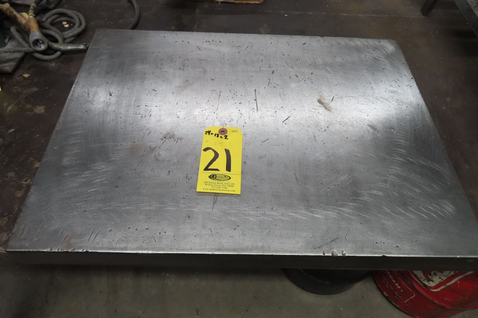 24 IN. X 18 IN. X 2 IN. STEEL PLATE