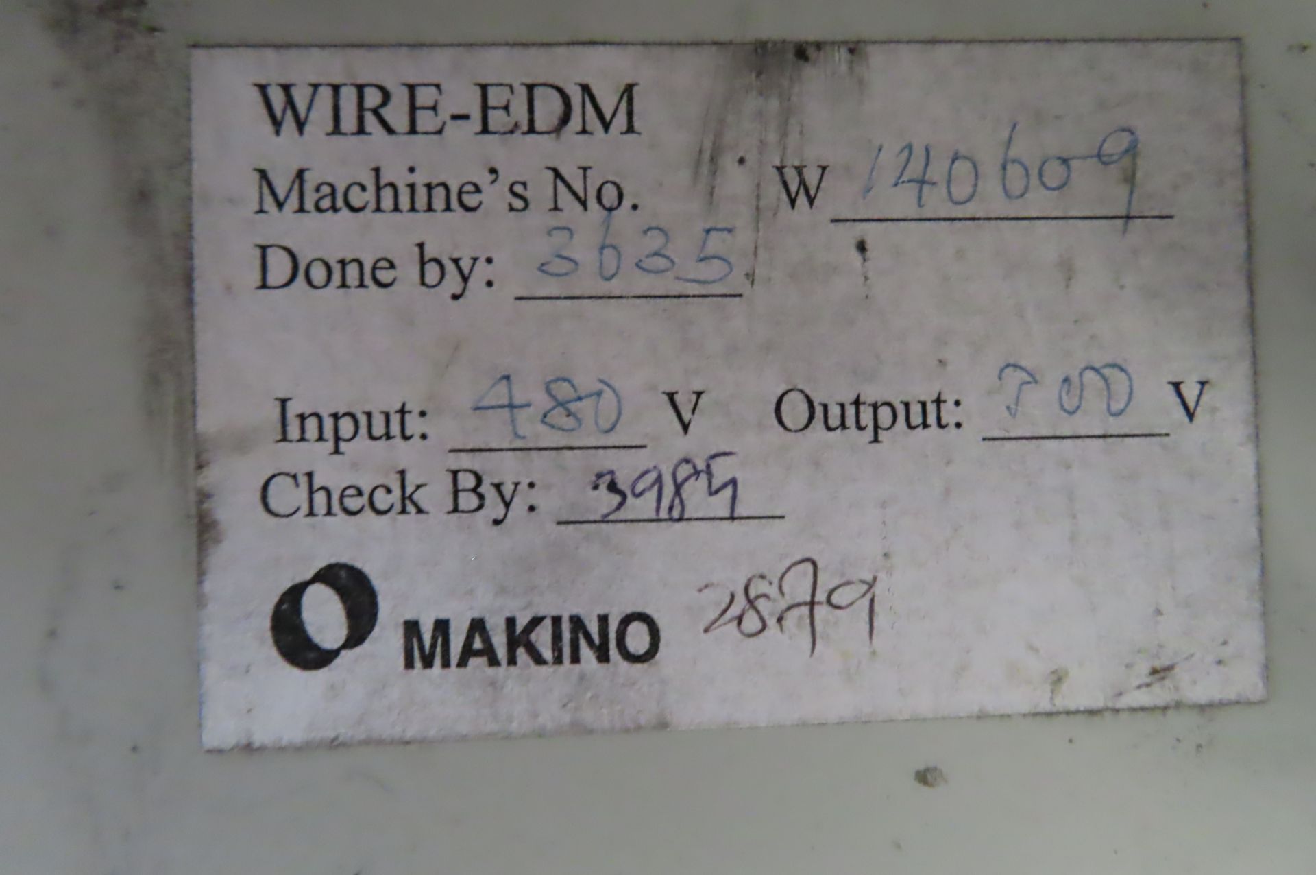 MAKINO 18 KVA TRANSFORMER, 3 PH, 50/60 HZ, NEVER INSTALLED - Image 3 of 3