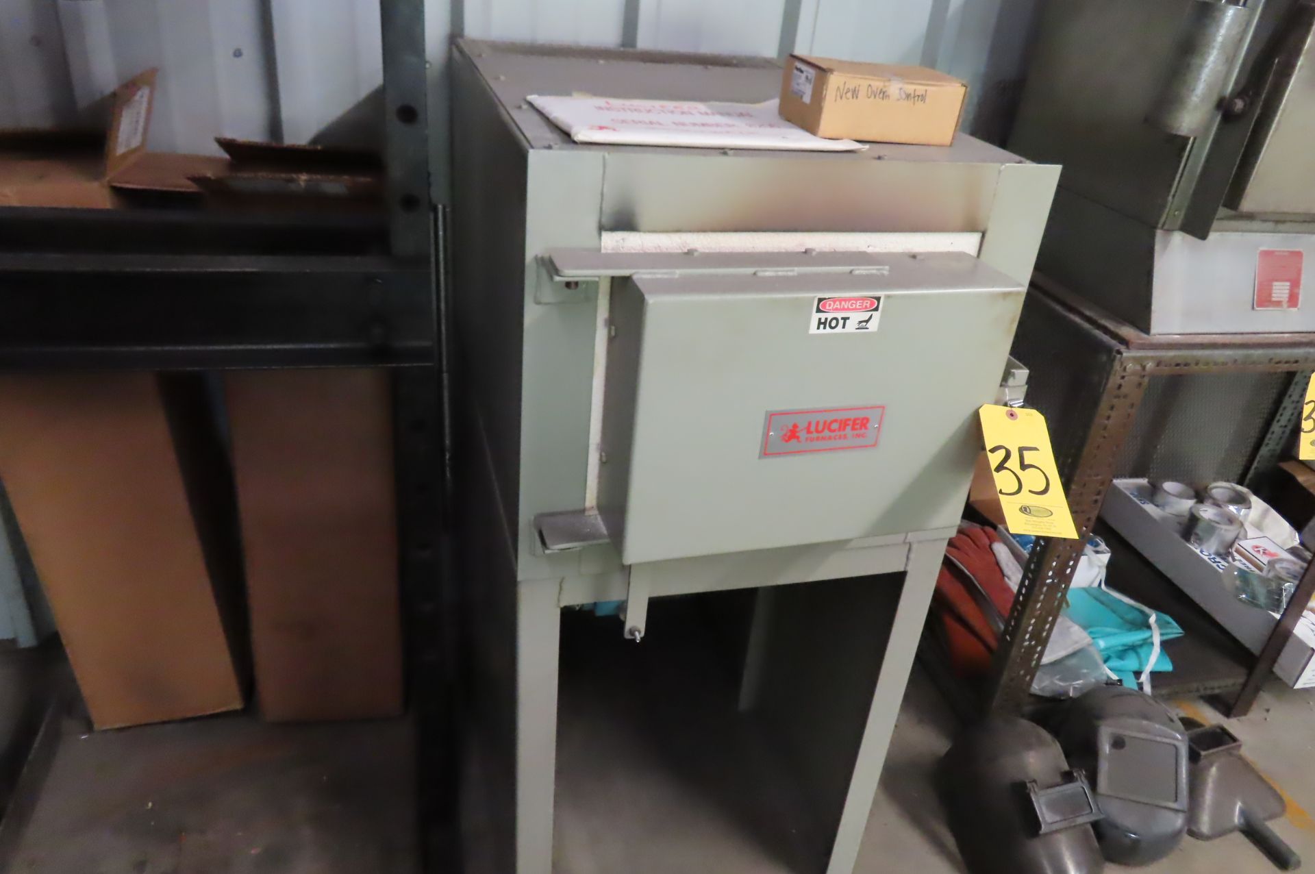 LUCIFER RD7-H21 ELECTRIC FURNACE, S/N SN8206, 2200 DEGREE F… - Image 5 of 5