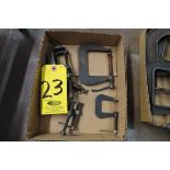 (6) ASSORTED C CLAMPS