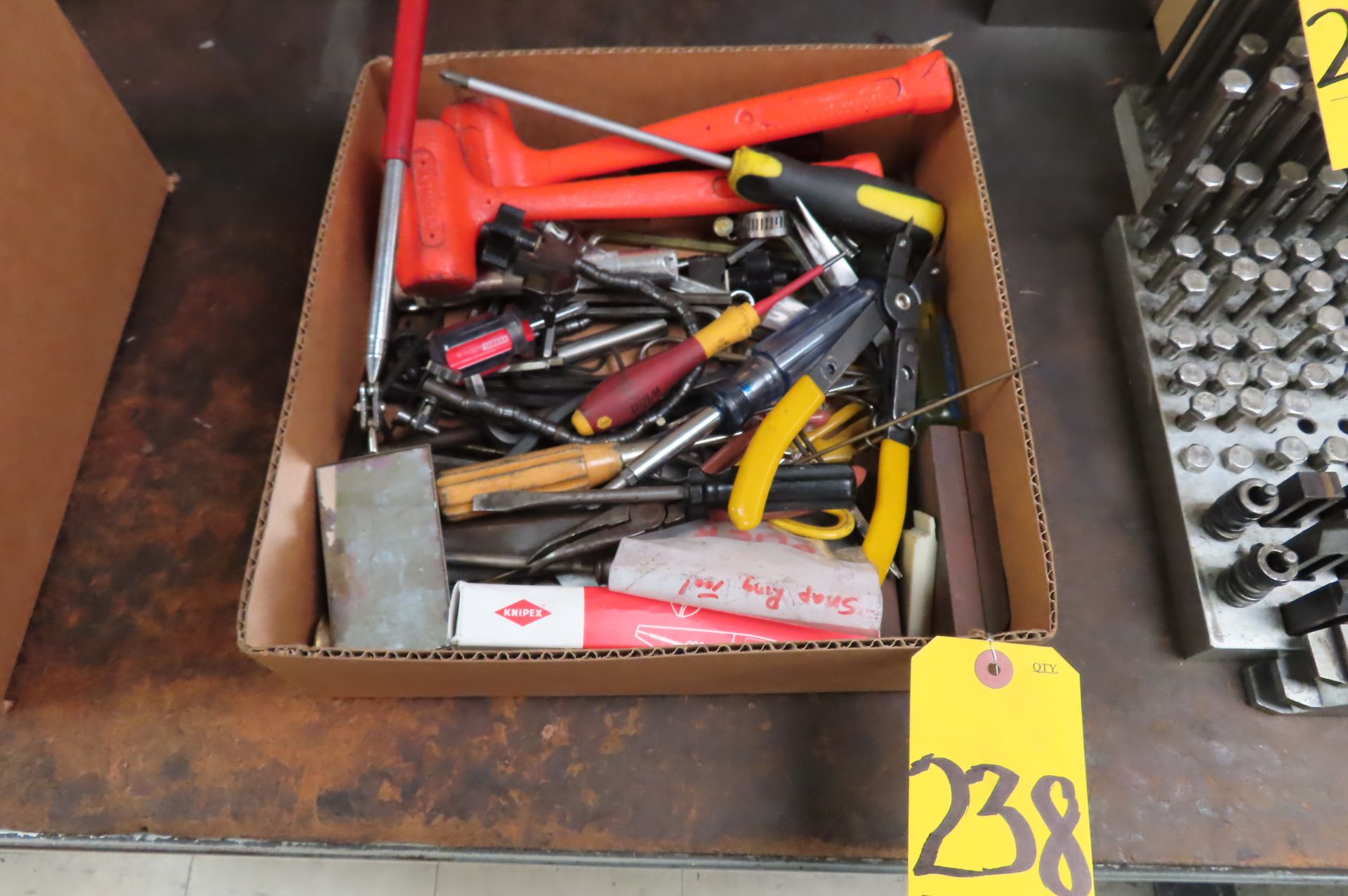 ASSORTED ALLAN KEYS AND MISC. TOOLS